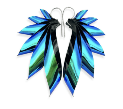 Peacock -korvakorut MEDIUM, byFossdal