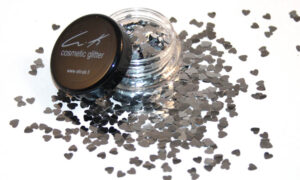Silver Hearts -Glitter by ElinaK